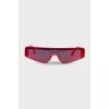Red tinted sunglasses