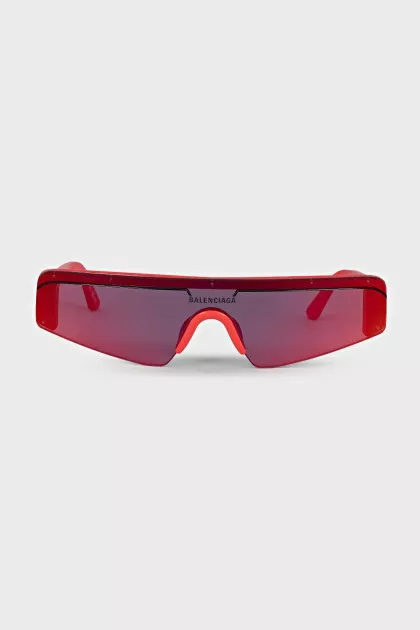 Red tinted sunglasses