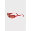 Red tinted sunglasses