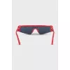 Red tinted sunglasses