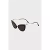 Brown cat eye sunglasses