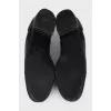 Black lace-up shoes