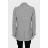 Wool jacket with a small print