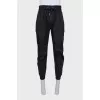 Men's tapered trousers with patch pockets