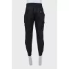 Men's tapered trousers with patch pockets