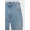 Skinny jeans with a patch on the pocket