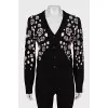 Tapered cardigan with buttons