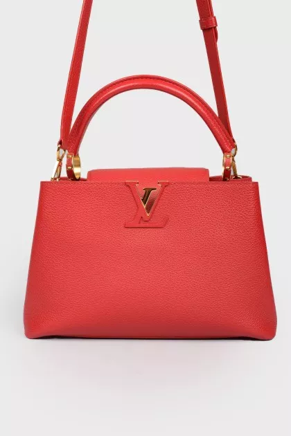 Bag Capucines MM Taurillon Leather
