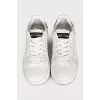 White Portofino leather sneakers