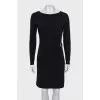 Black dress with silver decor