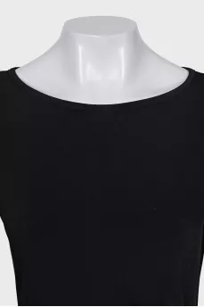 Black dress with silver decor