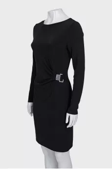 Black dress with silver decor