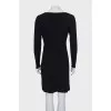 Black dress with silver decor
