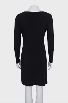 Black dress with silver decor