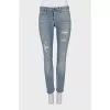 Ripped skinny fit jeans