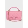 Розовая сумка Mini Flap Bag