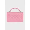 Розовая сумка Mini Flap Bag