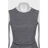 Striped sleeveless dress