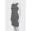 Striped sleeveless dress