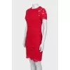 Lace dress with short sleeves