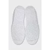 Men's white leather sneakers