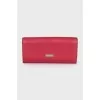 Red leather wallet