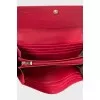 Red leather wallet