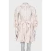 Dress with lace elements