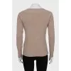 Brown jumper with straps