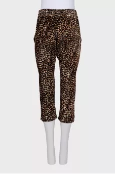 Animal print breeches