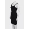 Bodycon dress with metallic embellishments