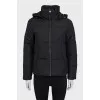 Jacket with a hood and zipper