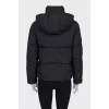 Jacket with a hood and zipper