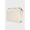 30 Montaigne White Leather Bag