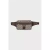 Men's belt bag with signature print