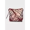 Printed shoulder bag