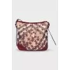 Printed shoulder bag