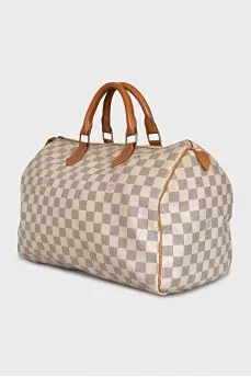 Beige Speedy 35 bag