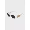 White Medusa sunglasses