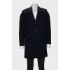 Men's wool coat with tag