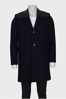 Men's wool coat with tag