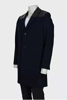 Men's wool coat with tag