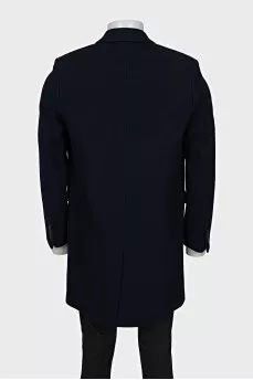 Men's wool coat with tag