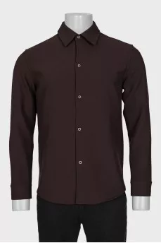 Men's brown shirt with tag