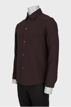 Men's brown shirt with tag