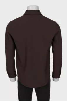 Men's brown shirt with tag