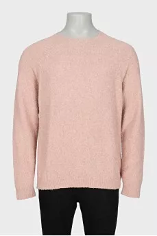 Men's pink jumper with tag