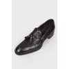 Loafers for men with structured leather
