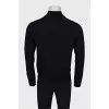 Men's black turtleneck with tag