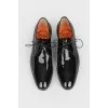 Shoes for men patent leather with laces
